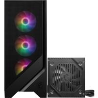 MSI MAG FORGE 120A B65 650W 80+Bronz 6x120mm Auto RGB Fan Temperli Cam ATX Kasa